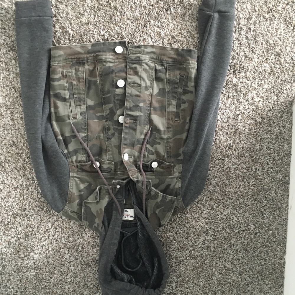 Camouflage Demin Jacket